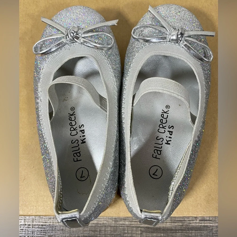 Girls' FALLS CREEK Lil Emma Silver/Glitter Flats